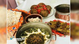 غذای محلی اقامتگاه بوم گردی هما - کندوان -  تبریز - آذربایجان شرقی